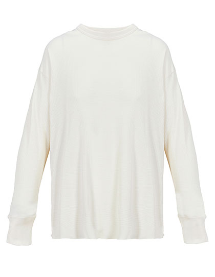 Unisex Embossed Thermal T-Shirt - Natural