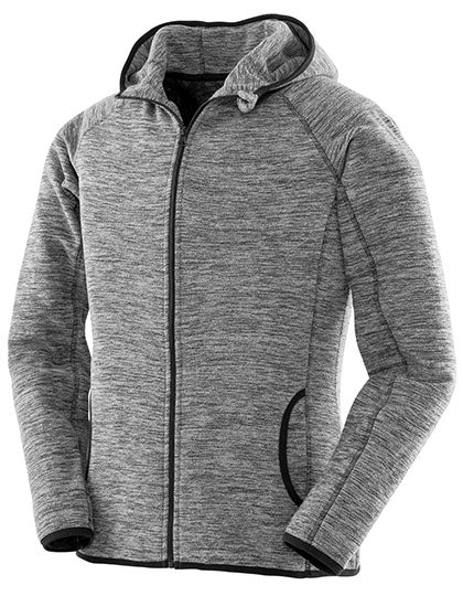 Women´s Microfleece Hoodi - Marl Grey / Black