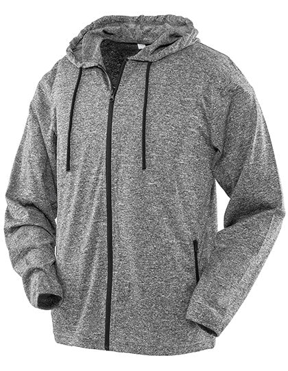 Men´s Hooded Tee-Jacket - Marl Grey