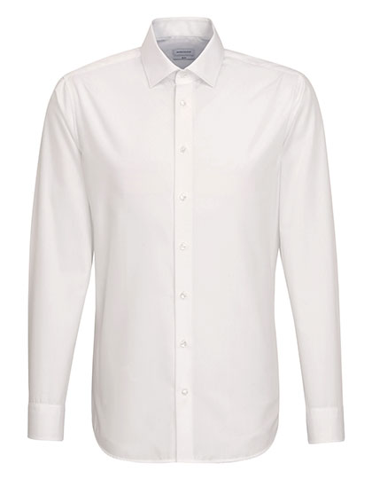 Men´s Shirt Shaped Fit Extra Longsleeve - White