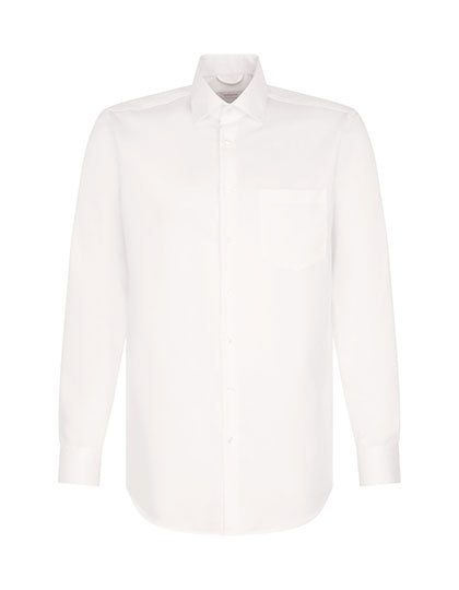 Men´s Shirt Regular Fit Fine Twill Longsleeve - White