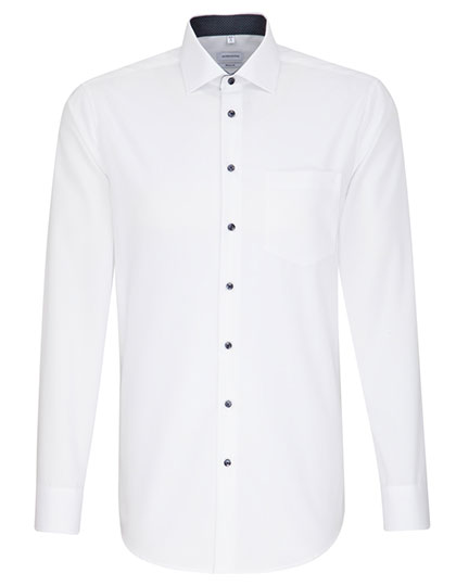 Men´s Shirt Poplin Regular Fit Long Sleeve - White