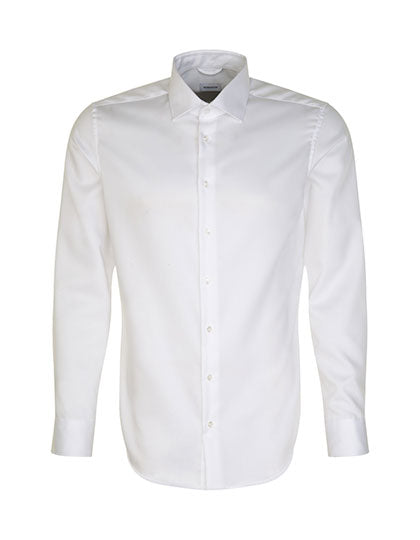 Men´s Shirt Slim Fit Fine Twill Longsleeve - White