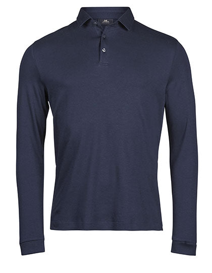 Pima Cotton Long Sleeve Polo