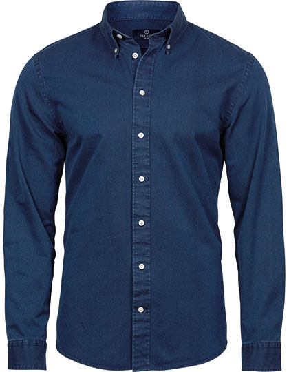 Men´s Casual Twill Shirt - Indigo