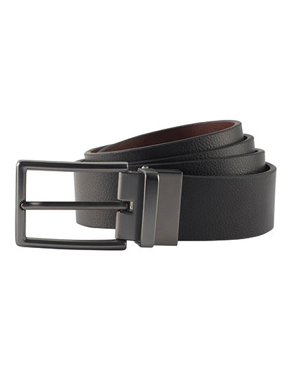Men´s Two-Way Leather Belt - Black / Brown