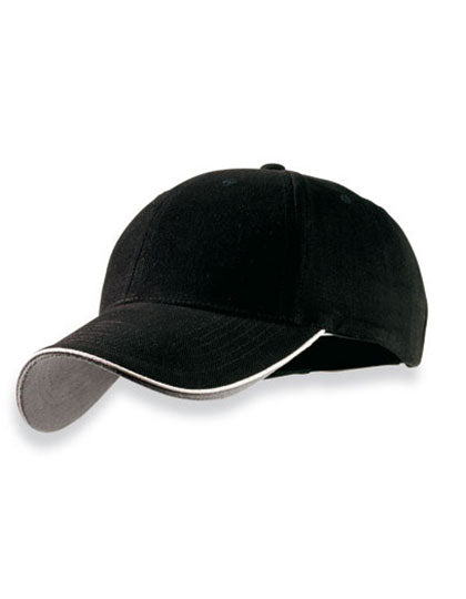 Pilot Piping Sandwich Cap - Black / White / Grey