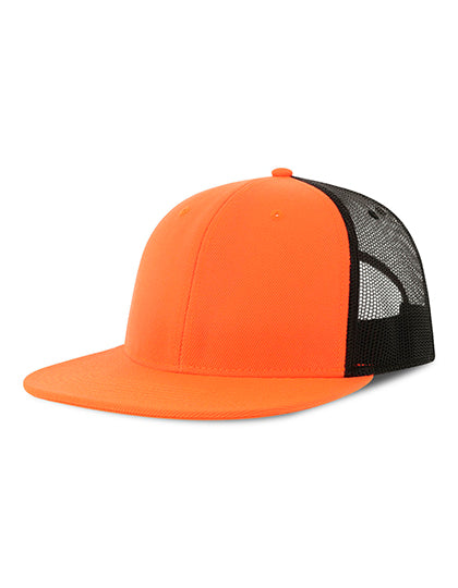 Snap Mesh-S Cap - Orange / Black