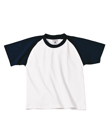 Kids´ T-Shirt Base-Ball - White / Navy