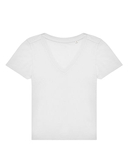 Women´s #E150 V T-Shirt - White