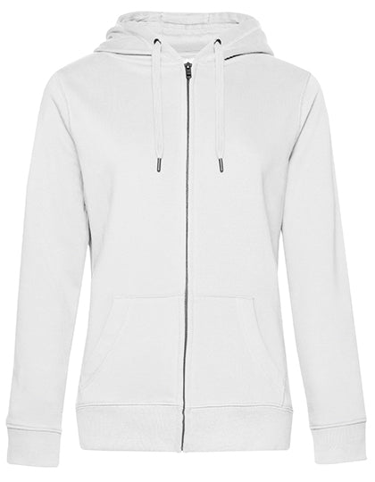 QUEEN Zipped Hood Jacket_° - White
