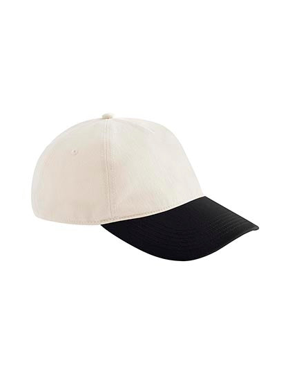 Contrast Peak Leisure Cap - Natural / Black