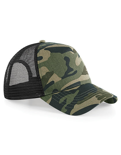 Camo Snapback Trucker - Jungle Camo / Black