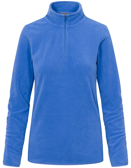 Women´s Recycled Fleece Troyer - Azur Blue