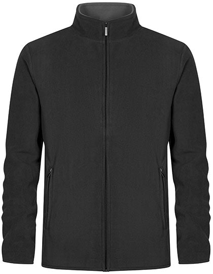 Men´s Double Fleece Jacket - Charcoal (Solid) / Grey (Solid)