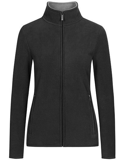 Women´s Double Fleece Jacket - Charcoal (Solid) / Grey (Solid)