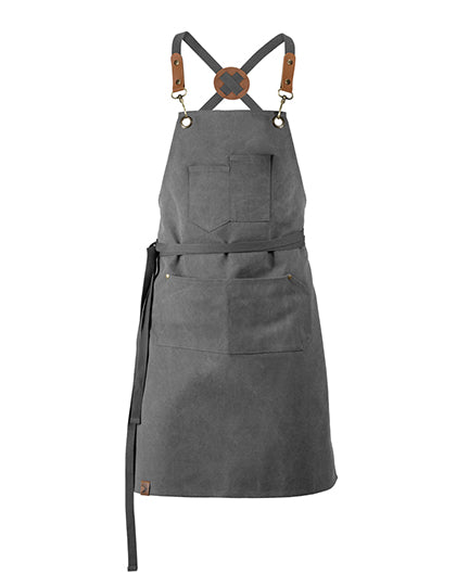 Unisex Latzschürze - Graphite