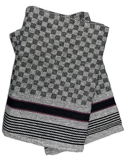Grubentuch (10er Pack) - Black-Grey Checked