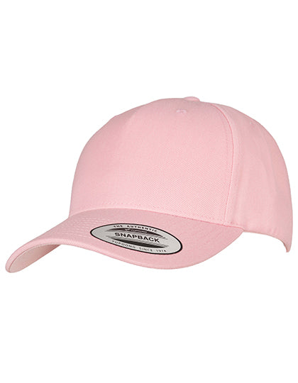 YP Classics 5-Panel Premium Curved Visor Snapback Cap