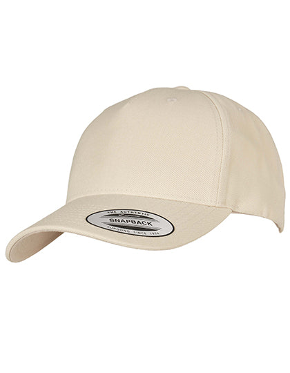 YP Classics 5-Panel Premium Curved Visor Snapback Cap