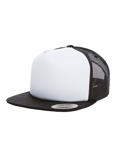 Foam Trucker With White Front - Black / White