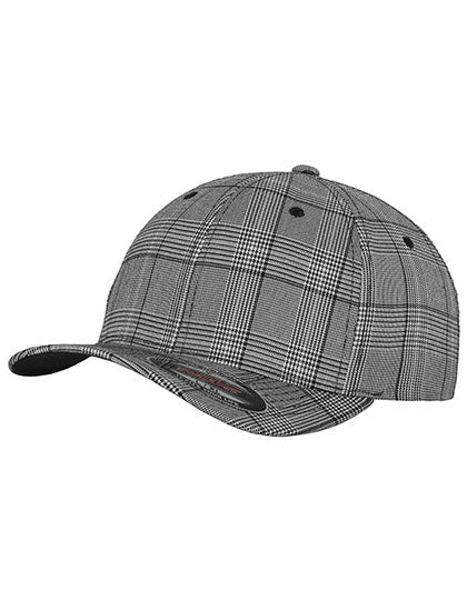 Flexfit Glen Check Cap - Black / White