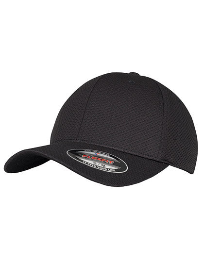 Flexfit 3D Hexagon Jersey Cap - Black