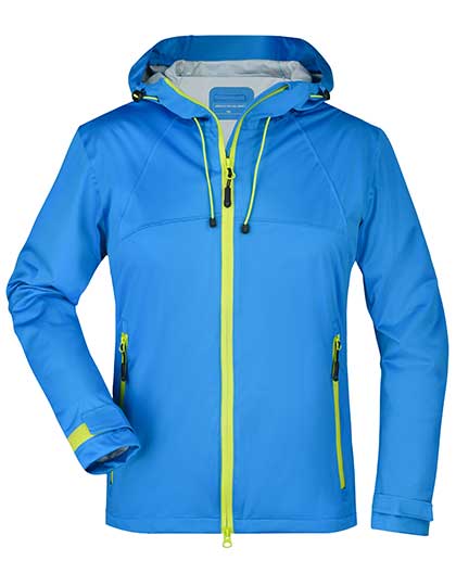 Ladies´ Outdoor Jacket - Aqua / Acid Yellow