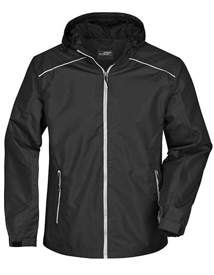 Men´s Rain Jacket - Black / Silver (Solid)