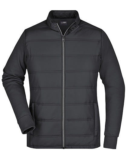 Ladies´ Hybrid Sweat Jacket - Black