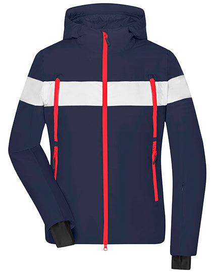 Ladies´ Wintersport Jacket - Navy / White / Light Red