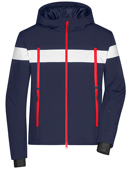 Men´s Wintersport Jacket - Navy / White / Light Red