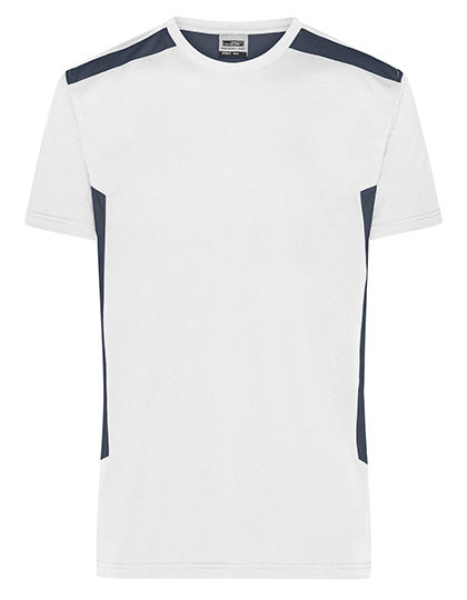 Men´s Workwear T-Shirt -STRONG- - White / Carbon