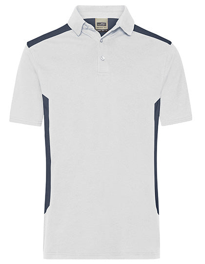 Men´s Workwear Polo -STRONG- - White / Carbon