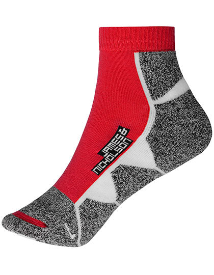 Sport Sneaker Socks - Red / White