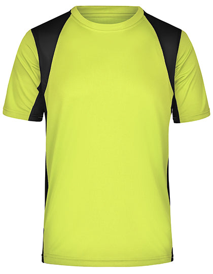 Men´s Running-T - Fluo Yellow / Black