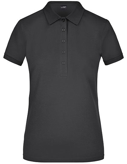 Ladies´ Elastic Polo Piqué - Black