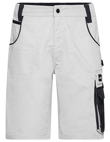 Workwear Bermudas -STRONG- - White / Carbon