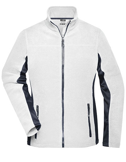 Ladies´ Workwear Fleece Jacket -STRONG- - White / Carbon