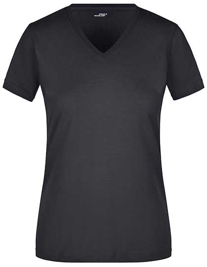 Ladies´ Slim Fit V-T - Black
