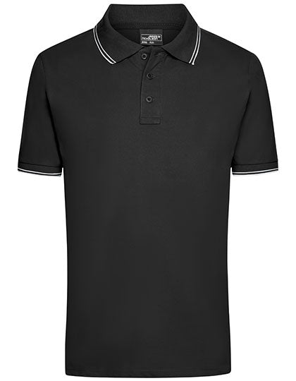 Men´s Polo - Black / White