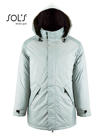 Unisex Jacket With Padded Lining Robyn - Metal Grey