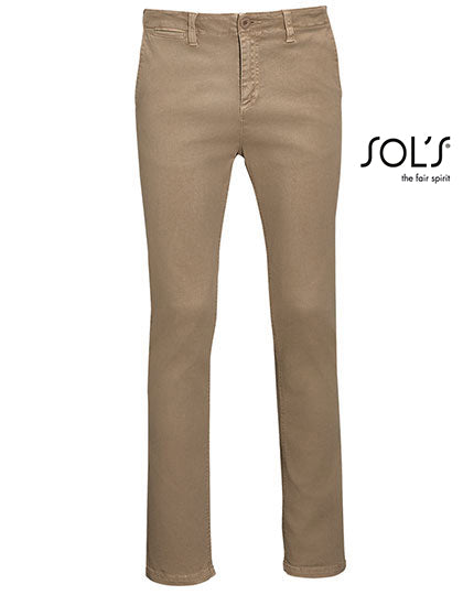 Men´s Chino Trousers Jules - Length 35 - Chestnut