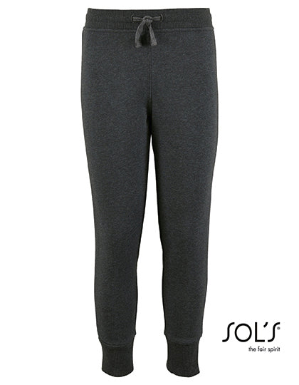 Kids´ Slim Fit Jogging Pants Jake - Charcoal Melange