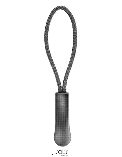 Bingo Zip Puller (10 pair pack) - Charcoal Grey (Solid)