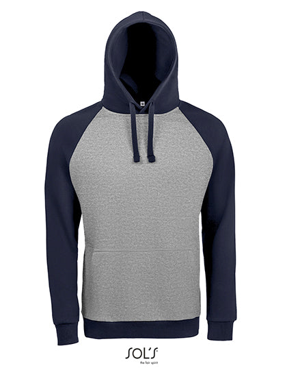 Unisex Seattle Sweat - Grey Melange / French Navy