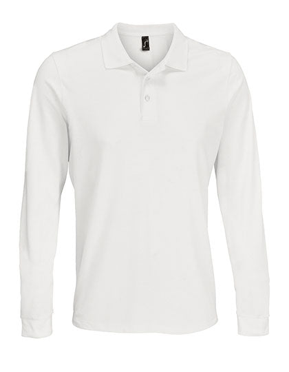 Unisex Long Sleeve Polycotton Polo Shirt
