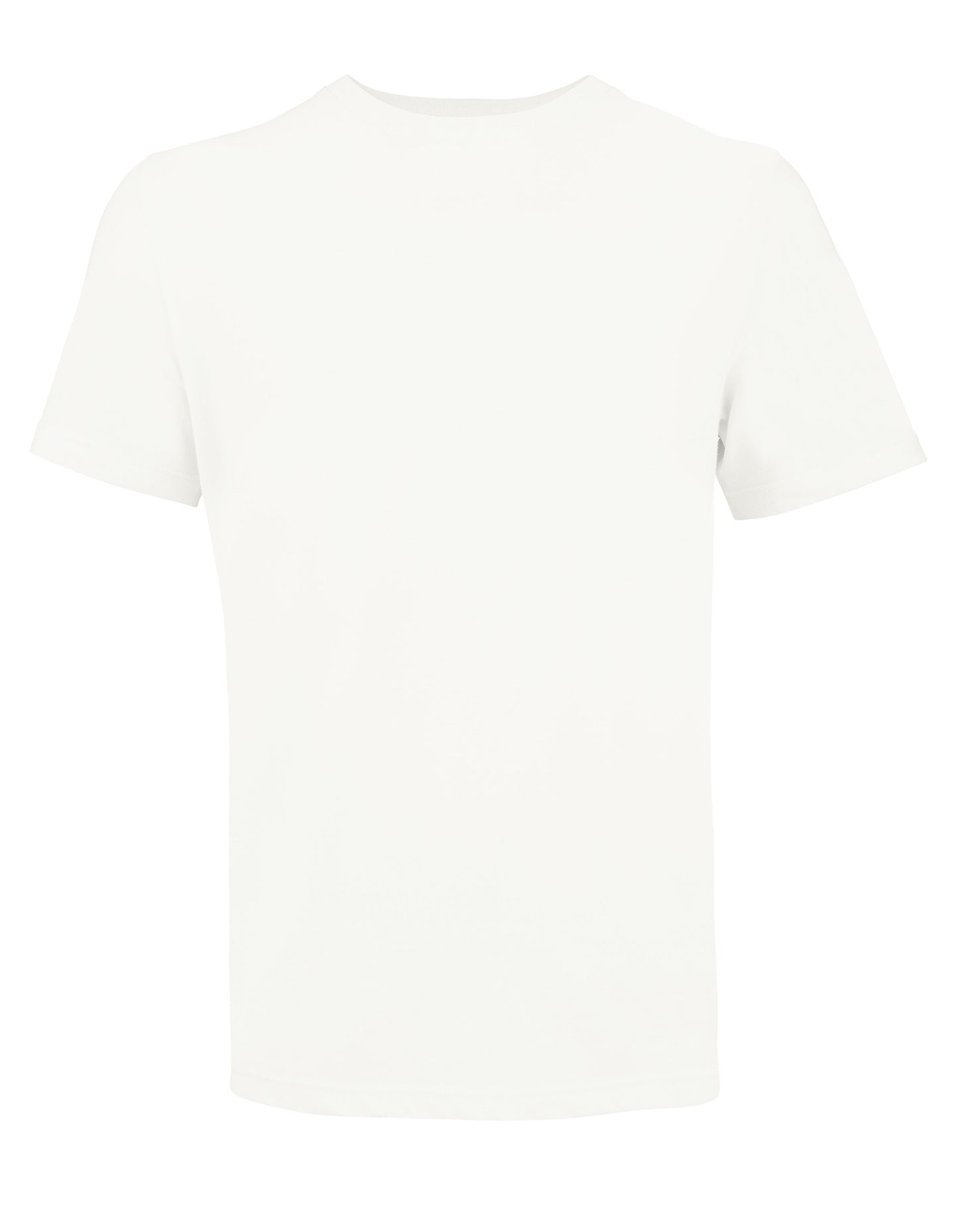 Unisex Round Neck T-Shirt Tuner - Absolute White
