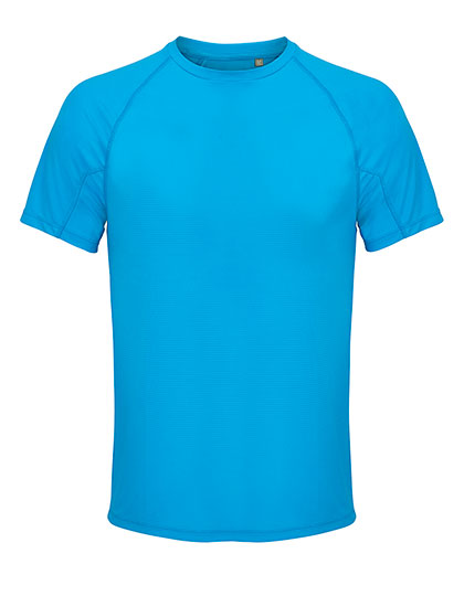 Men´s Raglan Sleeve T-Shirt Vortex - Aqua