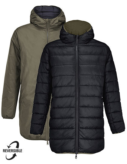 Unisex Reversible Parka Reverse - Army / Black